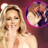 Collage Helene Fischer guckt bedrückt und Maite Kelly und Roland Kaiser im Kreis