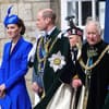 Prinzessin Kate, Prinz William, König Charles III. & Königin Camilla. 