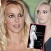 Britney Spears und Jamie Lynn Spears sehen erschrocken aus, in der Mitte ist das Cover von "The Woman In Me" zu sehen