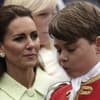 Prinzessin Kate und ihr Sohn Prinz George. 