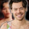 Harry Styles lächelt, im Hintergrund ist Taylor Russell verschwommen