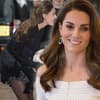 Prinzessin Kate mit hochfliegendem Rock