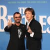 Ringo Starr und Paul McCartney zeigen Peace