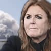 9/11 Anschlag im Hintergrund, Sarah Ferguson bedrückt