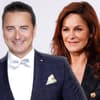 Collage Andrea Berg und Andreas Gabalier lächeln