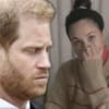 Prinz Harry und Herzogin Meghan schauen ernst und traurig