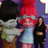 Mark Forster und Lena Meyer-Landrut bei der "Trolls"-Premiere auf dem Red Carpet