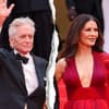 Michael Douglas und Catherine Zeta-Jones winken