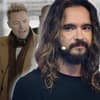 Tom Kaulitz sieht ernst aus, Ronan Keating unterhält sich angeregt