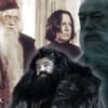 Richard Harris, Alan Rickman, Robbie Coltrane und Michael Gambon bei "Harry Potter"