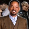 Will Smith lächelt, im Hintergrund ältere Bilder von Jada Pinkett Smith