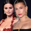 Hailey Bieber und Selena Gomez sehen ernst aus