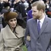 Herzogin Meghan und Prinz Harry in Sandringham 2017. 