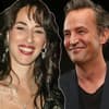 Maggie Wheeler lacht vor Matthew Perry