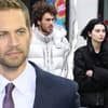 Fotomontage: Paul Walker vor Meadow Walker und Louis Thornton-Allan mit Riss