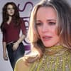 Rachel McAdams sieht angespannt aus, im Hintergrund ist ein verwischtes "Mean Girls"-Poster