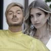 Bildmontage: Sam Dylan und Cathy Hummels gucken ernst