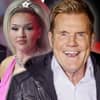 Shirin David sieht verärgert aus, Dieter Bohlen leckt sich über die Zähne