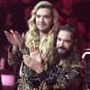 Giovanni Zarrella, Bill Kaulitz, Tom Kaulitz und Shirin David im "The Voice of Germany"-Halbfinale 2023