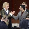 Thomas Gottschalk und Giovanni Zarrella geben sich die Hand