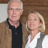 Franz und Heidi Beckenbauer glücklich