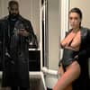 Kanye West macht ein Spiegel-Selfie mit seiner halbnackten Frau Bianca Censori