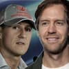 Fotomontage Michael Schumacher und Sebastian Vettel ernst