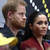 Prinz Harry und Herzogin Meghan sehen niedergeschlagen aus