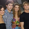 Gruppenfoto O.C. California-Cast Rachel Bilson, Adam Brody, Mischa Barton und Benjamin McKenzie