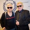 Oliver Pocher als Heino verkleidet und Heino stehen nebeneinander