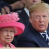 Queen Elizabeth II. und Donald Trump. 