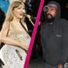 Taylor Swift sieht glücklich aus, Kanye West wirkt erschrocken