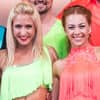 Kathrin Menzinger und Oana Nechiti bei "Let's Dance"