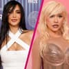 Kim Kardashian und Christina Aguilera