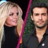 Britney Spears und Sam Ashgari mit linkem Riss