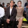 Alexandre Grimaldi-Coste und seine Freundin Savannah Hennessy bei Fashion Show in Mailand, 2024