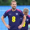 Harry Kane beim Fußball-Training für England für die EM 2024