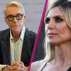 Wolfang Joop und Heidi Klum schauen ernst