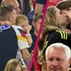 Toni Kroos mit seiner weinenden Tochter und Manuel Neuer lässt sich nach EM-Viertelfinale von Anika Neuer trösten