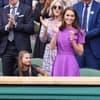 Prinzessib Kate mit Tochter Charlotte und Schwester Pippa Middleton in Wimbledon