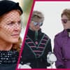 Sarah Ferguson in Trauerkleidung - mit Prinzessin Diana beim Skifahren 