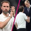 Gareth Southgate und William beim EM-Finale