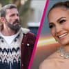 Jennifer Lopez und Ben Affleck mit Riss in der Mitte