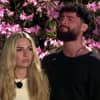 Emma Fernlund und Umut Tekin gucken unglücklich in Folge drei von "Das Sommerhaus der Stars"