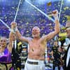 Stefan Raab jubelt nach Boxkampf 