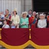 Britische Royals auf Balkon