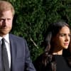 Harry und Meghan gucken bedrückt