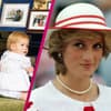 Prinz William und Prinz Harry als Kleinkinder am Klavier - daneben Prinzessin Diana 