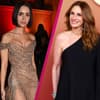 Lily Collins und Julia Roberts aus rotem Teppich