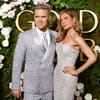 Robbie Williams und Ehefrau Ayda Field Williams bei den Golden Globes